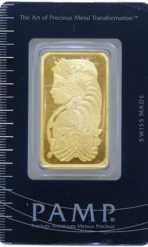 1 Oz Gold Pamp Suisse Bar - Buy Gold Bullion Bars